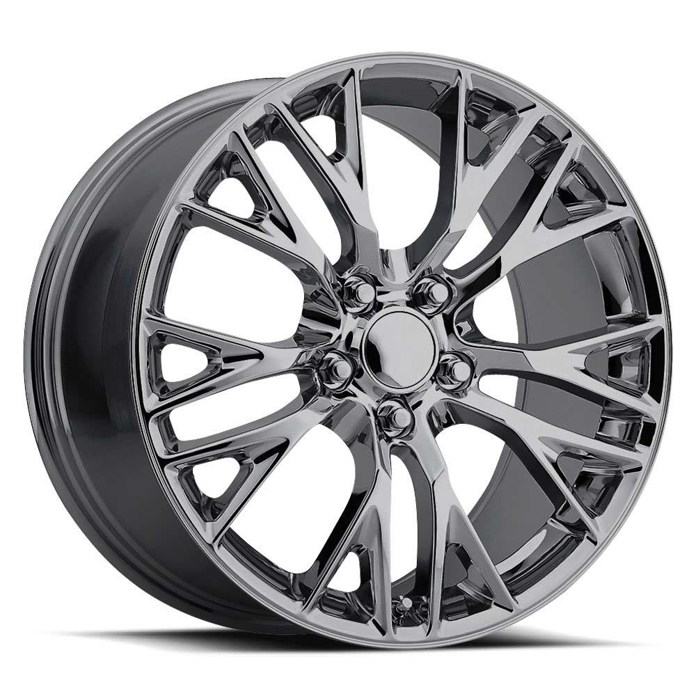 Replica 160BM C7 Corvette 19x8.5 5x4.75" 56mm Black/Machined Wheel Rim 19" Inch Replica 160BM C7 Corvette 19x8.5 5x4.75" 56mm Black/Machined Wheel Rim 19" Inch