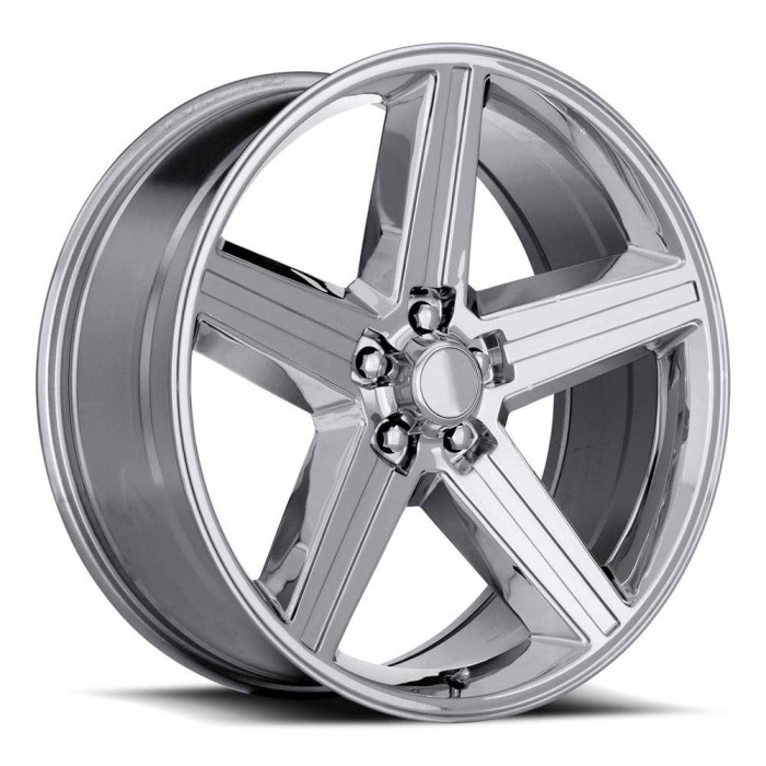 FR 11 - IROC Replica Wheels 20x9 5x5 +0 HB 78.1HB IROC 5 Spoke Chrome