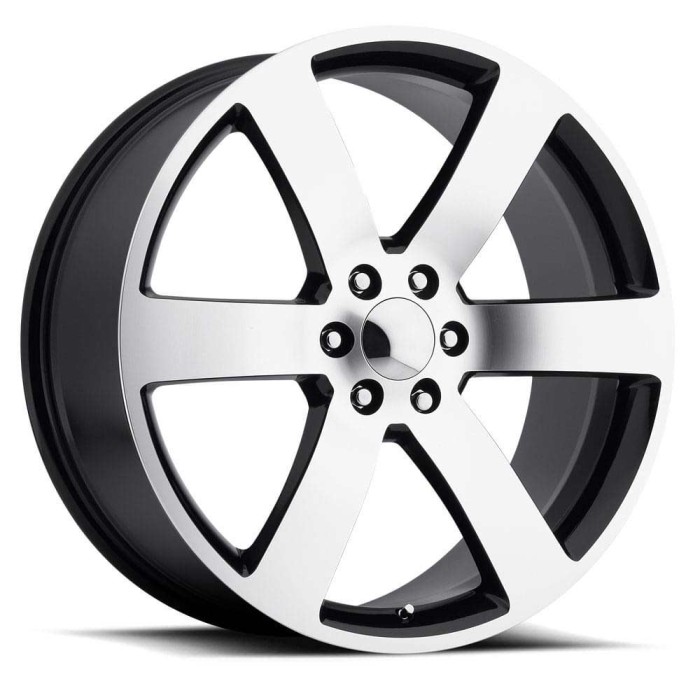 FR 32 - Chevrolet Trailblazer SS Replica Wheels 22X9 6X5 +45 HB 78.1 Trailblazer SS Black Machine Face Cap