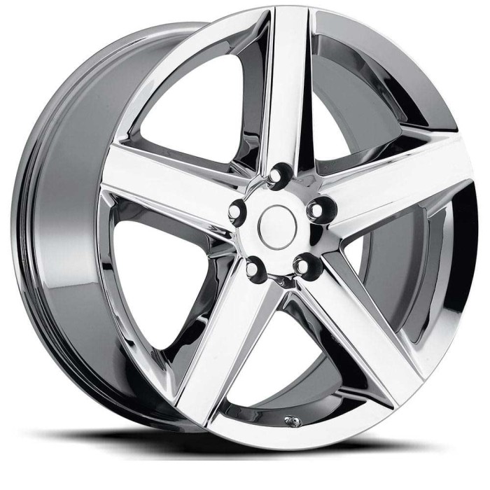 FR 63 - Jeep SRT8 Replica Wheels 22X9 5X115 +18 HB 71.5 Jeep Grand Cherokee SRT8 LX Platform Chrome With Cap