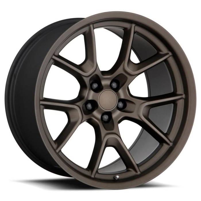 FR 66F - Dodge Anniversary Flow Form Replica Wheels 20X9.5 5X115 +15 HB 71.5 Bronze With Cap