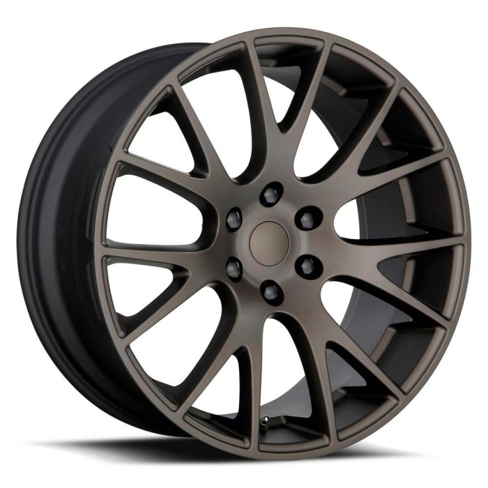 FR 70 - Ram Truck Hellcat Replica Wheels 22X9 6X5.5 +25.4 HB 77.8 Truck Hellcat Bronze With Cap