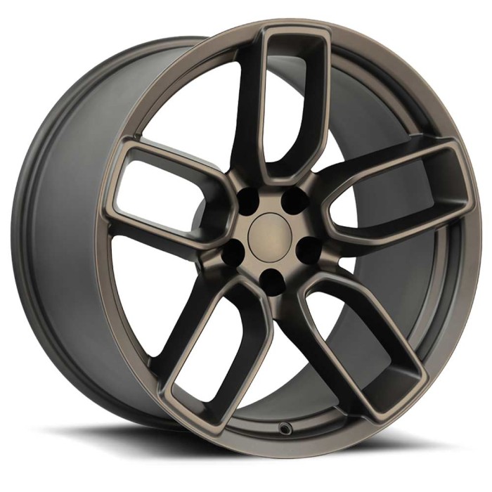 FR 74 - Dodge Widebody Replica Wheels 20X10.5 5X115 +22 HB 71.5 Bronze With Cap