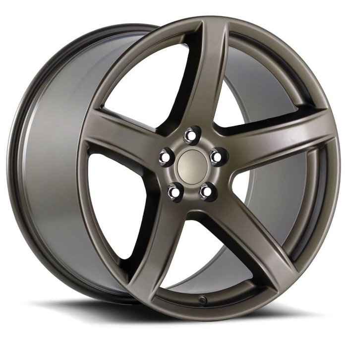 FR 77 - Dodge Hellcat HC2 Replica Wheels 22X10.5 5X115 +27 HB 71.5 Bronze With Cap