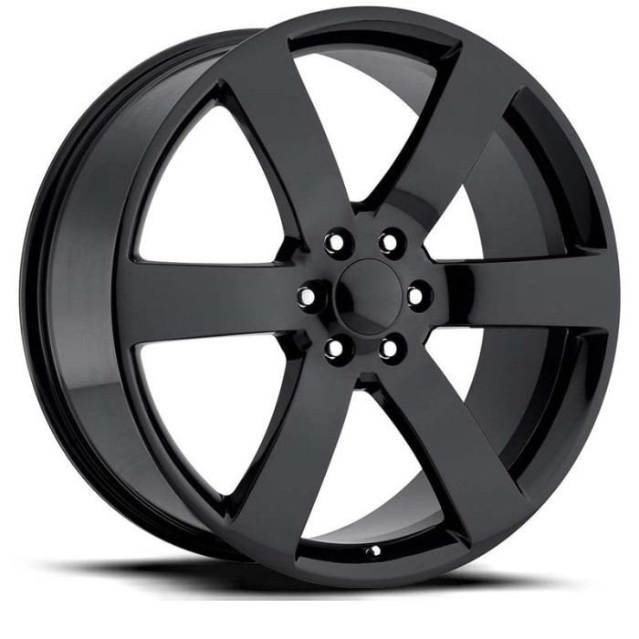 FR 32 – Chevrolet Trailblazer SS Replica Wheels – TBSS Fitment 22X9 6X5 +45 Gloss Black With Cap