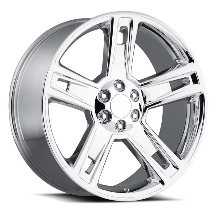 FR 34 – Chevrolet Silverado Replica Wheels - 20X12 6X5.5 - +24 - Chrome with Cap