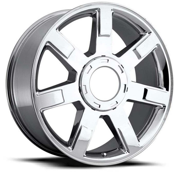 FR 36 – Cadillac Escalade Replica Wheels - 22X9 6X5.5 - +31 - Chrome with Cap
