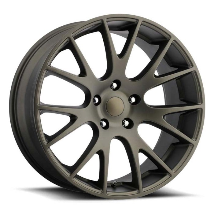 FR 70 – Dodge Hellcat Replica Wheels 20X9.5 5x115 +15 - Bronze With Cap