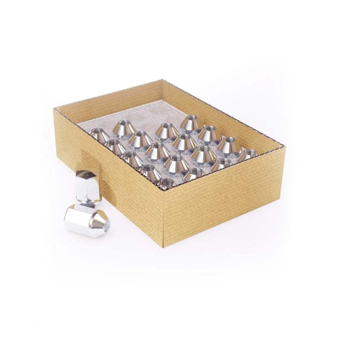 Install Kit - Factory Style Chrome 14mm X 1.5 (7/8) - 20 Lugs