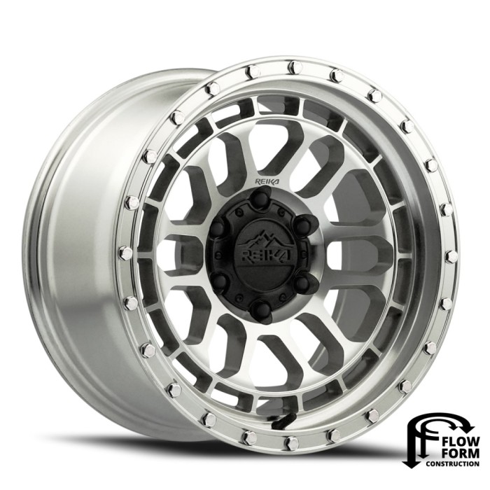 17X8.5 6X139.7 +0 HB 106.1 Machined Clear Wheel - RAMBLER