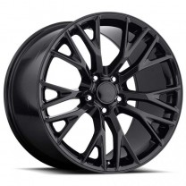 FR 22 – C7 ZO6 Corvette Replica Wheels 17X8.5 5X4.75  +56 - Gloss Black