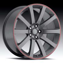 Chrysler 300c Grey/Red Stripe 20X9 5X115 - 18