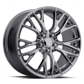 FR 22 – C7 ZO6 Corvette Replica Wheels 19X10 5X4.75 - +79 - PVD Black Chrome