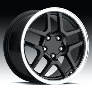 Corvette C5 Z06 Black/Machine Lip 18X10.5 5X4.75 - 58