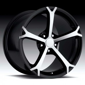 Corvette C6 Grandsport Machine/Black 18X9.5 5X4.75 - 40