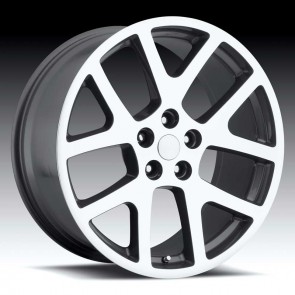 Dodge Viper Gunmetal/Machine Face & Lip 22X10 5X115 - 18