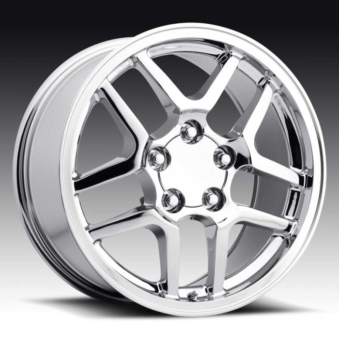 Corvette C5 Z06 Chrome 17X9.5 5X4.75 - 54