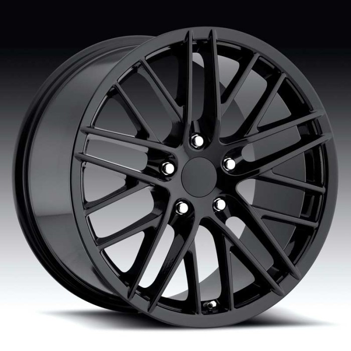 Corvette C6 ZR1 Gloss Black 20X12 5X4.75 - 59