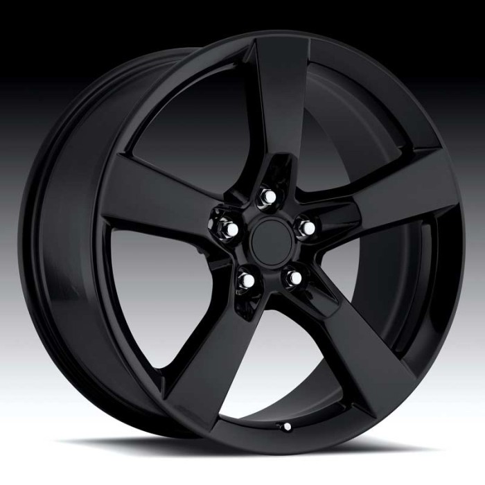 Chevrolet Camaro SS Gloss Black 20X8 5X4.75 - 35