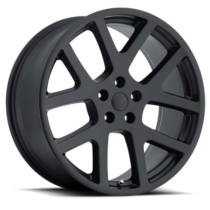Dodge Viper Satin Black 22X10 5X115 - 18