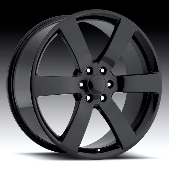 Chevrolet TrailBlazer SS Gloss Black 20X10 6X5 - 45