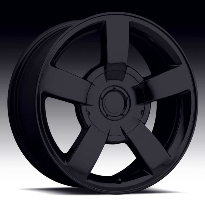 Chevrolet Silverado SS Black 20X8.5 6X5.5 - 22